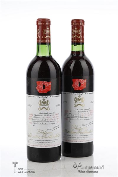 MOUTON ROTHSCHILD 1972 - Mc - 2 Bottles - Owc 3