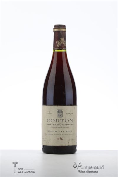 CORTON CLOS LES MARECHAUDES 1986 - F. et L. Saier - 1 Bottle