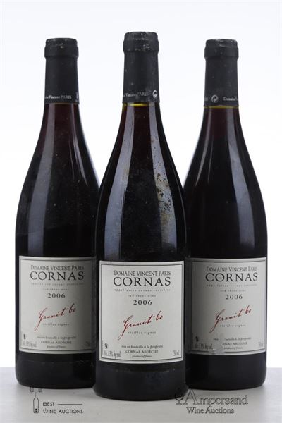 CORNAS GRANIT 60 VIEILLES VIGNES 2006 - Vincent Paris - 3 Bottles