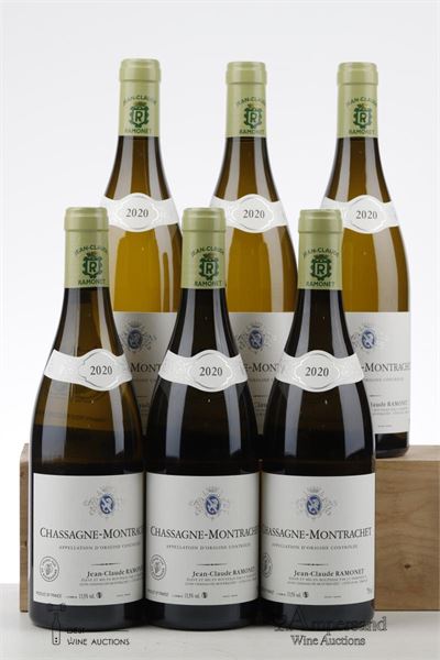 CHASSAGNE MONTRACHET BLANC 2020 - Ramonet - 6 Bottles