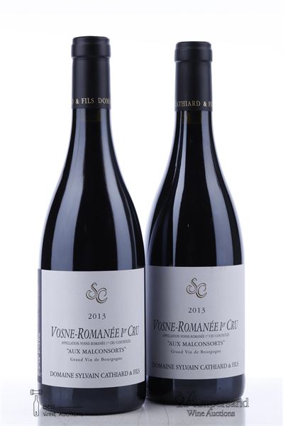 VOSNE ROMANEE AUX MALCONSORTS 2013 - Sylvain Cathiard - 2 Bottles