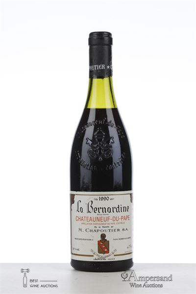 CHATEAUNEUF DU PAPE LA BERNARDINE 1990 - Chapoutier - 1 Bottle