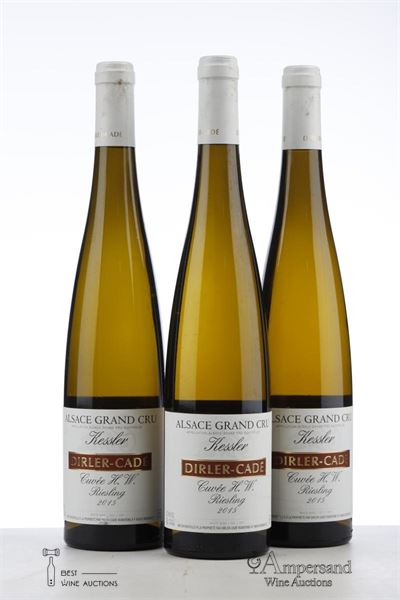 RIESLING KESSLER CUVEE H.W. 2015 - Dirler Cade - 3 Bottles
