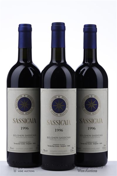 SASSICAIA 1996 - Tenuta San Guido - 3 Bottles