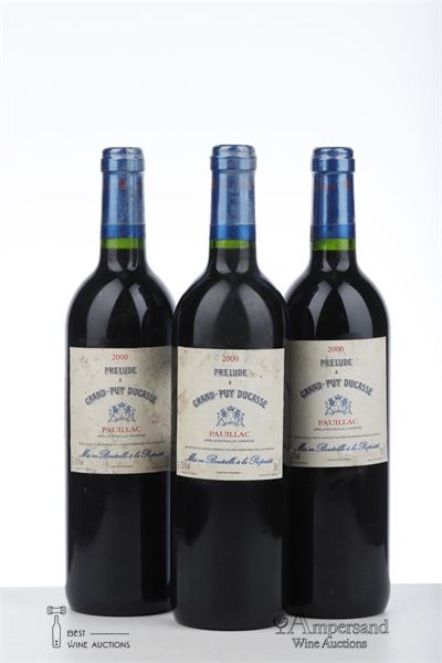 PRELUDE A GRAND PUY DUCASSE 2000 - Mc - 3 Bottles