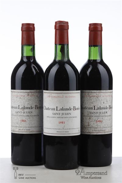 LALANDE BORIE 1981 - Mc - 3 Bottles