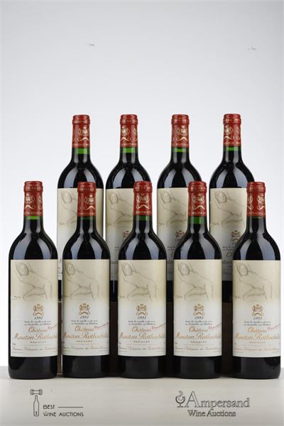 MOUTON ROTHSCHILD 1993 - Mc - 9 Bottles