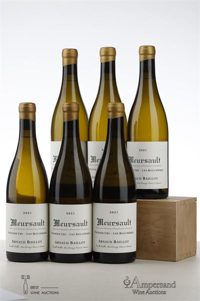 MEURSAULT LES BOUCHERES 2021 - Arnaud Baillot - 6 Bottles