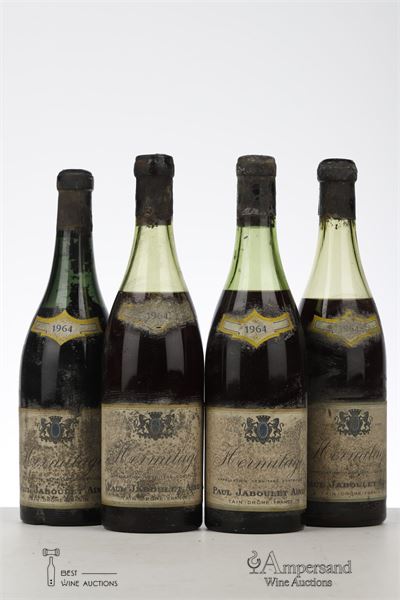 HERMITAGE ROUGE 1964 - Jaboulet - 4 Bottles