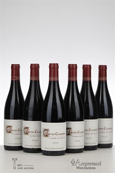 GEVREY CHAMBERTIN COMBE DU DESSUS 2020 - Berthaut Gerbet - 6 Bottles