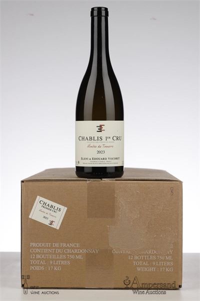 CHABLIS MONTEE DE TONNERRE 2023 - Eleni et Edouard Vocoret - 12 Bottles - Oc 12