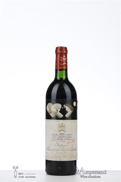 MOUTON ROTHSCHILD 1986 - Mc - 1 Bottle