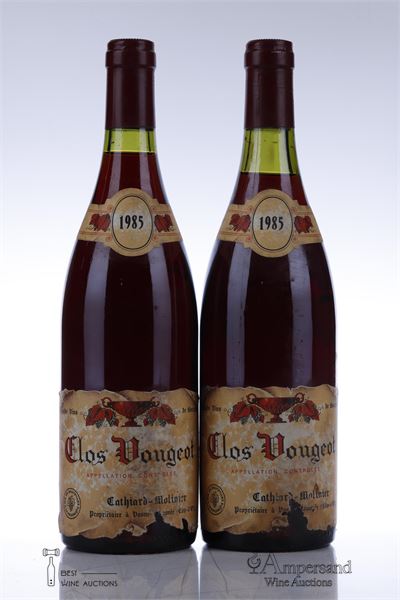 CLOS VOUGEOT 1985 - Cathiard Molinier - 2 Bottles