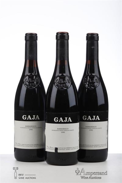 BARBARESCO GAJA 1990 - Gaja - 3 Bottles