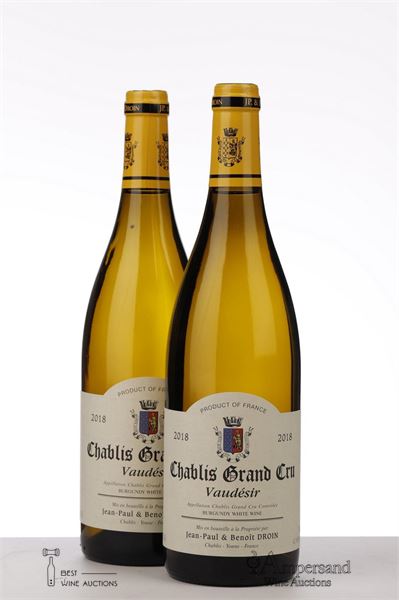 CHABLIS VAUDESIR 2018 - Droin - 2 Bottles