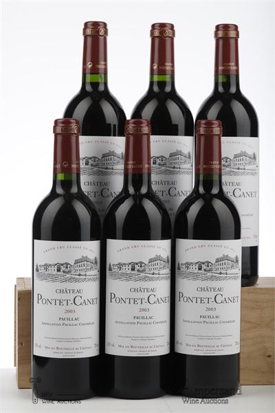 PONTET CANET 2003 - Mc - 6 Bottles