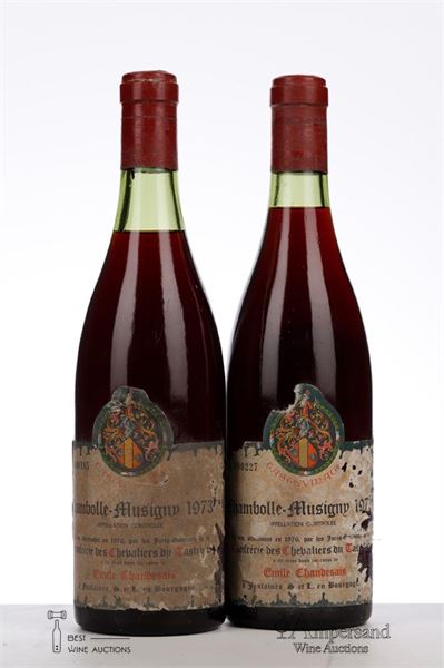 CHAMBOLLE MUSIGNY 1973 - Emile Chandesais Tastevin - 2 Bottles