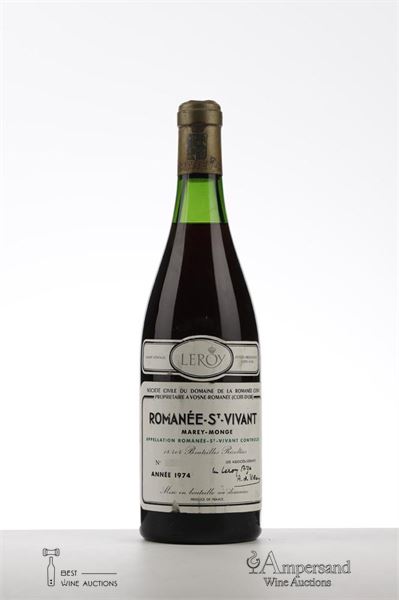 ROMANEE ST VIVANT 1974 - Domaine de la Romanee Conti - 1 Bottle