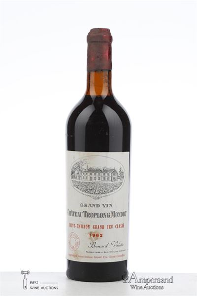 TROPLONG MONDOT 1962 - Marcel Remue - 1 Bottle