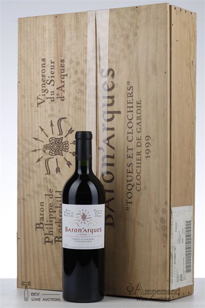 BARON'ARQUES 1999 - Philippine de Rothschild - Toques et Clochers - Sieur d'Arques - 6 Bottles - Owc 6