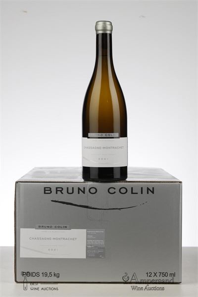 CHASSAGNE MONTRACHET BLANC 2021 - Bruno Colin  - 12 Bottles - Oc 12