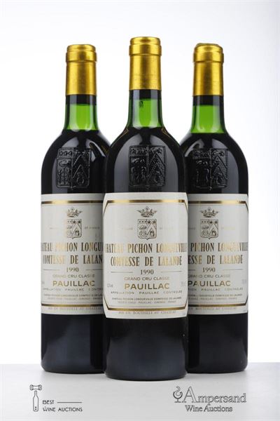 PICHON COMTESSE 1990 - Mc - 3 Bottles