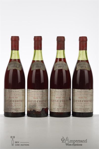 ALOXE CORTON 1972 - Paul Richardon - 4 Bottles