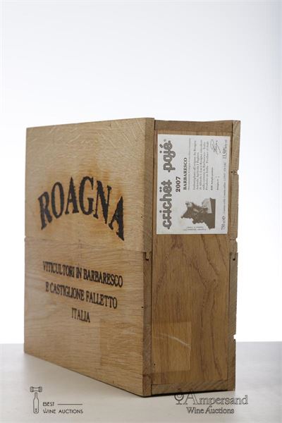 BARBARESCO CRICHET PAJE 2007 - Roagna - 3 Bottles - Owc 3