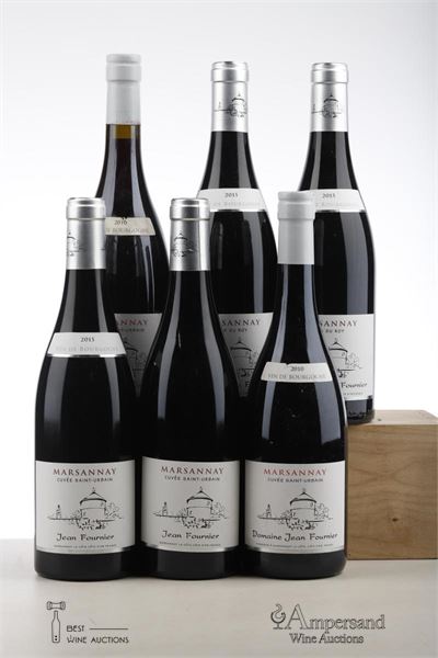 MARSANNAY CUVEE SAINT URBAIN 2*2010 + 2*2015 + CLOS DU ROY 2*2015   - Jean Fournier - 6 Bottles