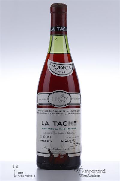 LA TACHE 1976 - Domaine de la Romanee Conti - 1 Bottle