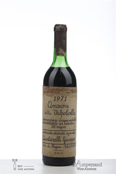 AMARONE DELLA VALPOLICELLA RISERVA DI CASA 1971 - Quintarelli - 1 Bottle