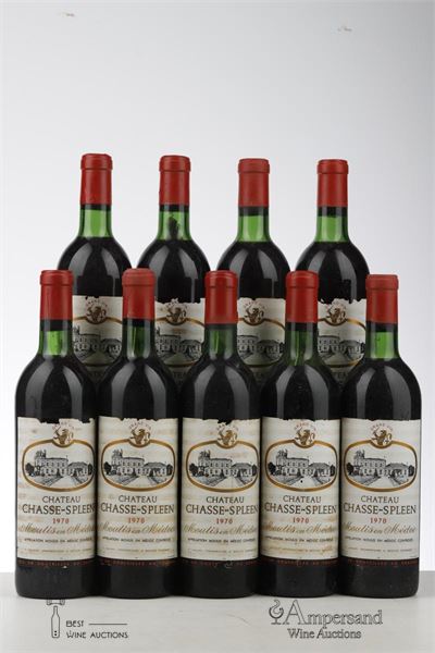 CHASSE SPLEEN 1970 - Mc - 9 Bottles