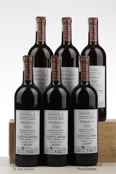 BAROLO PAIAGALLO 2020 - Giovanni Canonica - 6 Bottles
