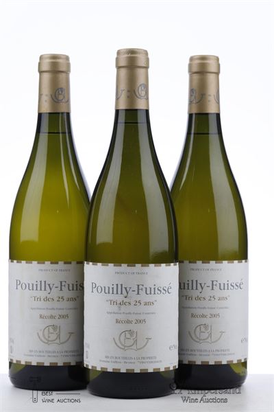POUILLY FUISSE TRI DES 25 ANS 2005 - Guffens Heynen - 3 Bottles