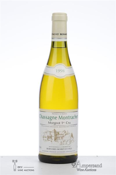 CHASSAGNE MONTRACHET BLANC MORGEOT 1998 - Bernard Morey - 1 Bottle