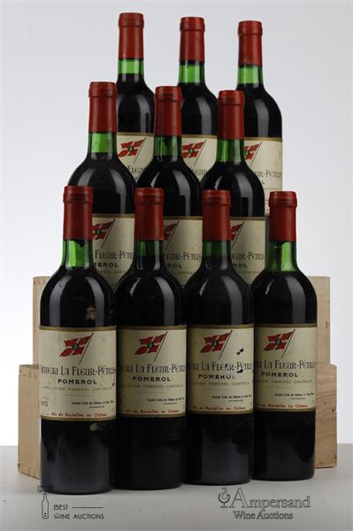 LA FLEUR PETRUS 1975 - Mc - 10 Bottles