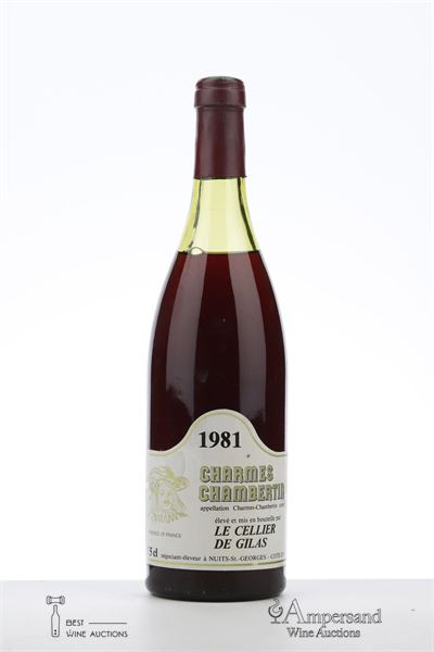 CHARMES CHAMBERTIN 1981 - Le Cellier de Gilas - 1 Bottle