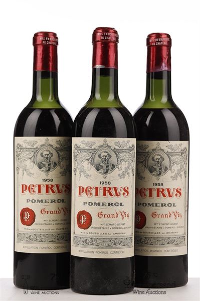 PETRUS 1958 - Mc - 3 Bottles