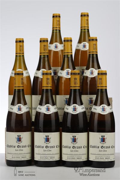 CHABLIS LES CLOS 1996 - Jean Paul Droin - 10 Bottles - Oc 12