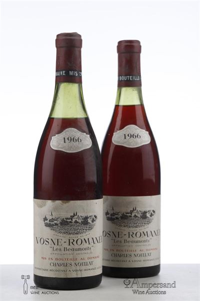 VOSNE ROMANEE LES BEAUMONTS 1966 - Charles Noellat - 2 Bottles