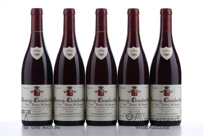 GEVREY CHAMBERTIN LAVAUX ST JACQUES Denis Mortet 1996 - 5 Bottles
