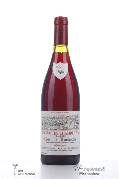 RUCHOTTES CHAMBERTIN CLOS DES RUCHOTTES 1992 - Armand Rousseau - 1 Bottle