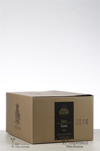 BAROLO CANNUBI 2016 - Paolo Scavino - 6 Bottles - Oc 6