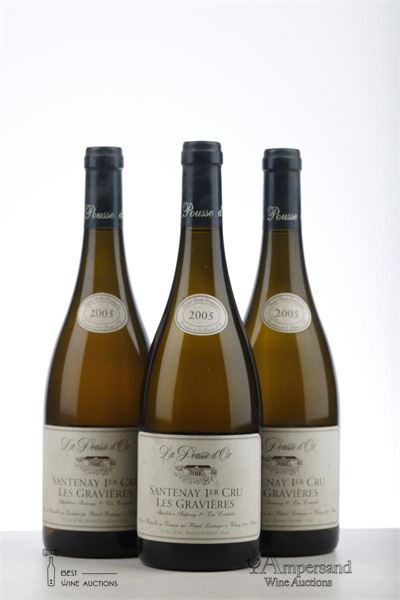 SANTENAY BLANC LES GRAVIERES 2005 - La Pousse d'Or - 3 Bottles