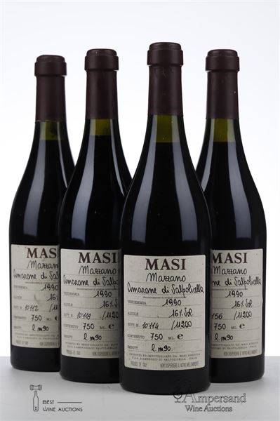 AMARONE DELLA VALPOLICELLA MAZZANO 1990 - Masi - 4 Bottles