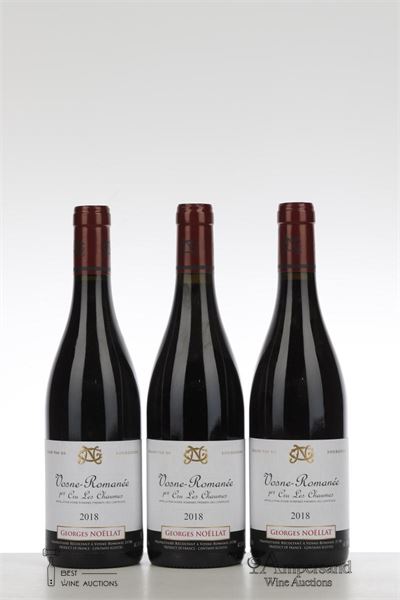 VOSNE ROMANEE LES CHAUMES 2018 - Georges Noellat - 3 Bottles