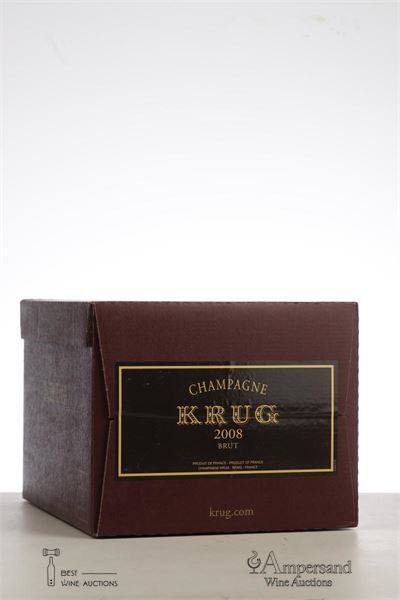 KRUG VINTAGE BRUT 2008 - Krug - 6 Bottles - Oc 6