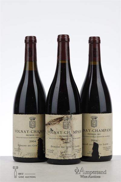 VOLNAY CHAMPANS 2004 - Comtes Lafon - 3 Bottles