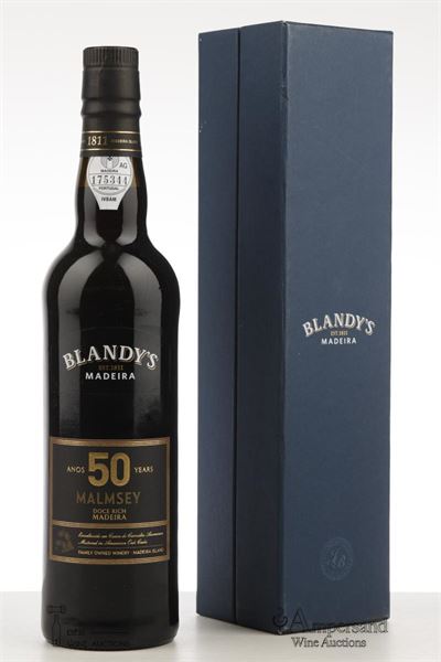MADEIRA RICH MALMSEY BLANDYS 50 YEAR OLD - Blandys - 1 x 0,500 Ltr - Oc 1