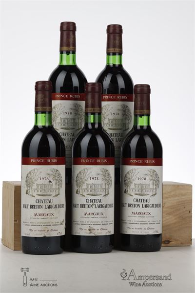HAUT BRETON LARIGAUDIERE 1978 - Mc - 5 Bottles